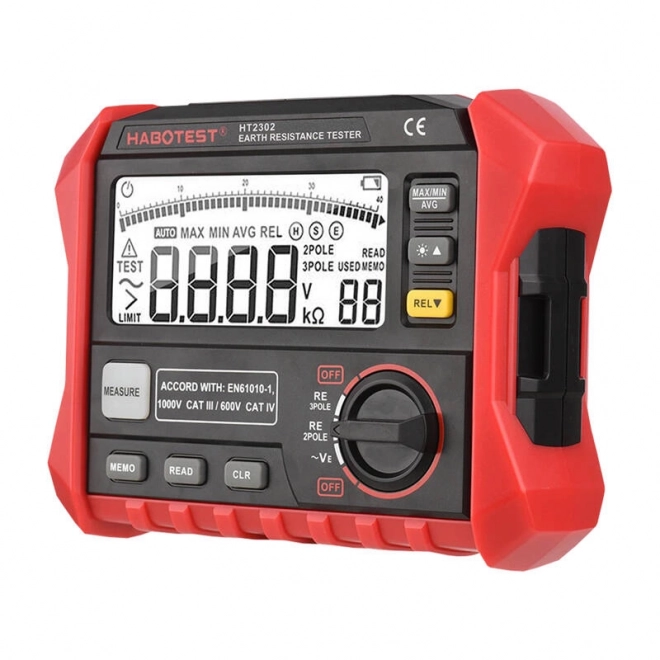 Digitale aarding weerstand tester Habotest