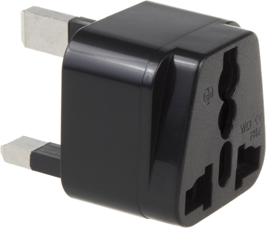 Reisadapter EU naar UK Maclean MCE154 zwart