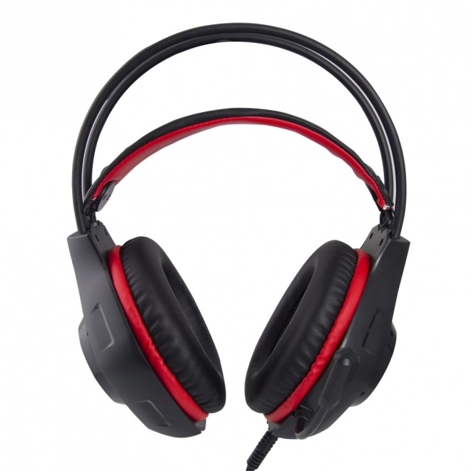 Gaming koptelefoon met microfoon Deathstrike rood