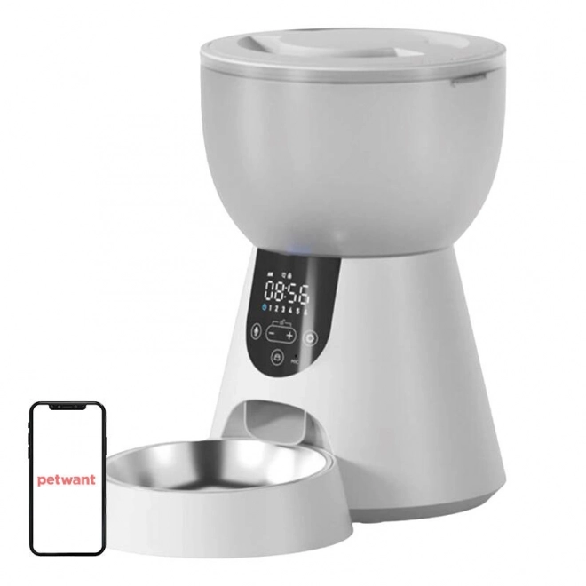Automatische voerdispenser Petwant 4L LED