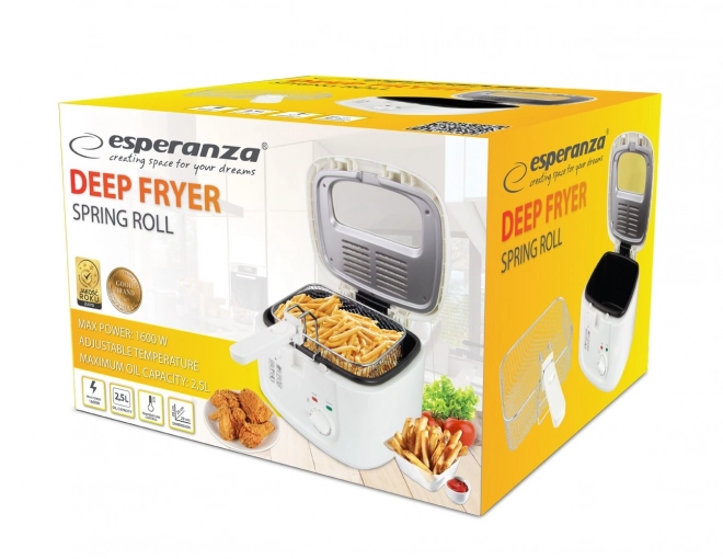 Friteuse Loempia 2,5 l wit