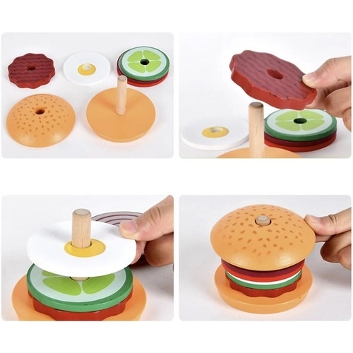 Kruzzel houten hamburger 22673