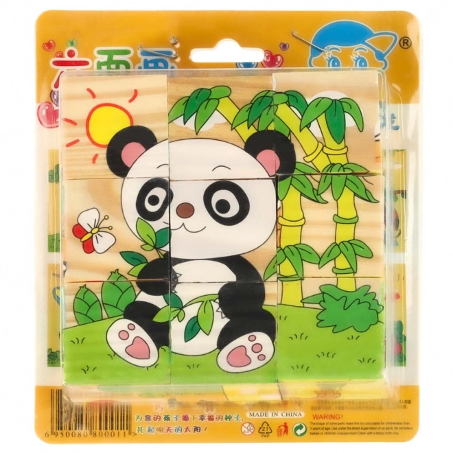 Houten Puzzel Safari 3D