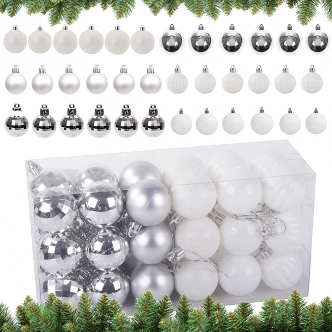 Set van 36 kerstversieringen