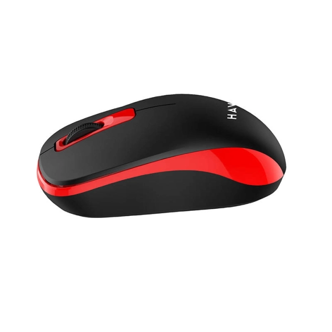 Universele draadloze muis Havit MS626GT (zwart en rood)