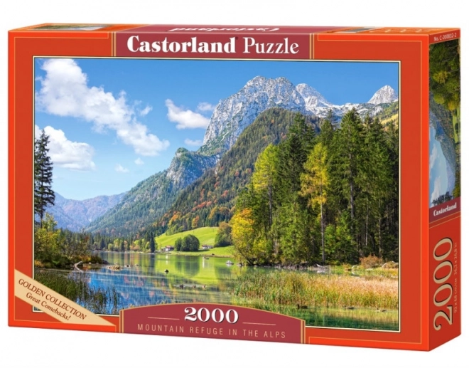 Puzzel 2000 stukjes toevluchtsoord in de Alpen