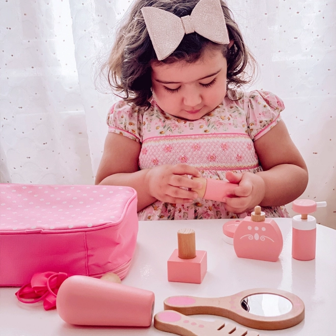 Bigjigs Toys houten cosmeticaset in koffer (11-delig)
