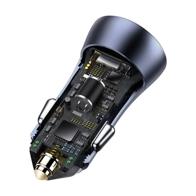 Autolader Baseus met USB en USB-C, 40W