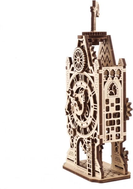 Ugears 3D houten mechanische puzzel Klokkentoren