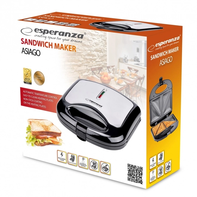 Sandwichmaker Asiago 1000W