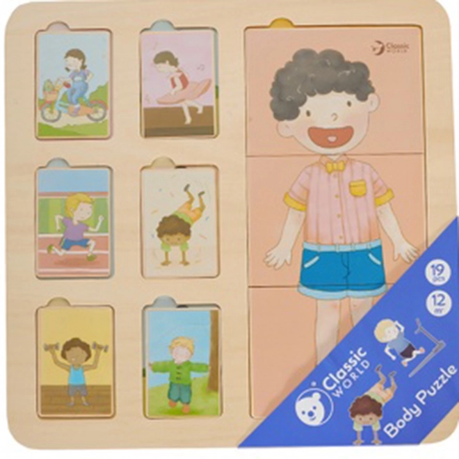 Houten puzzel - Menselijk lichaam