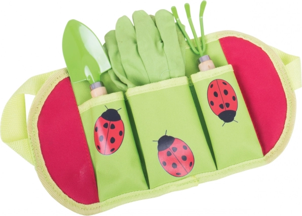 Riem met zakken met lieveheersbeestjesmotief