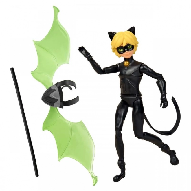 Miraculous Cat Noir-figuur met strijdvleugels