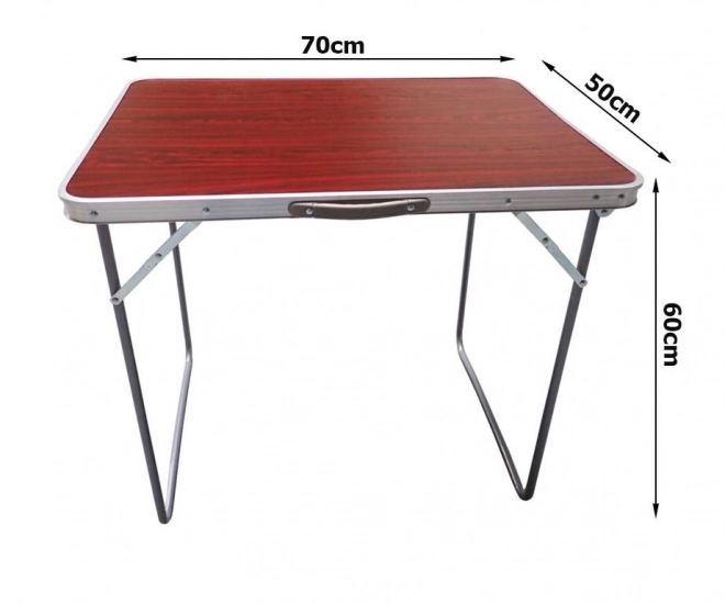 Opvouwbare tuintafel met handvat