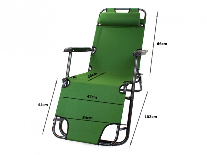 Opvouwbare strandstoel tuin ligstoel