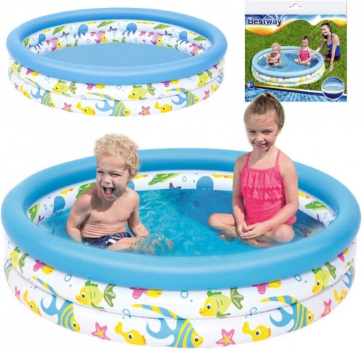 opblaasbaar kinderzwembad BESTWAY 122 × 25 cm, 140 l