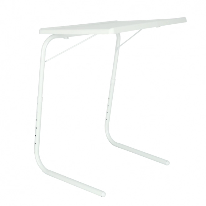 Opvouwbare witte zijtafel voor laptop