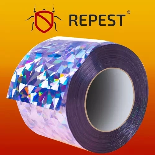 Holografische afschrikkende tape 50m Repest