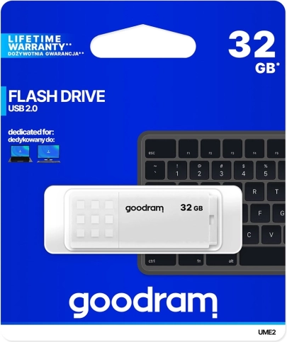 USB-flashstation GOODRAM UME2 32 GB USB 2.0 wit