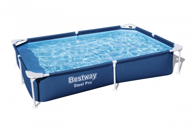 SplashJr Steel Pro 221x150x43 BESTWAY Rack Pool + reparatieset