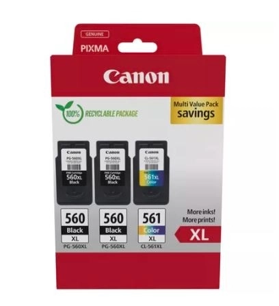 Multipack Canon PG-560XL en CL-561XL