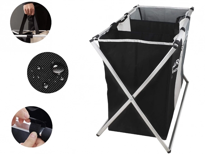 Praktische organizer voor wasgoed met drie verdelingen