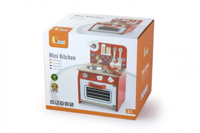 Houten mini keuken