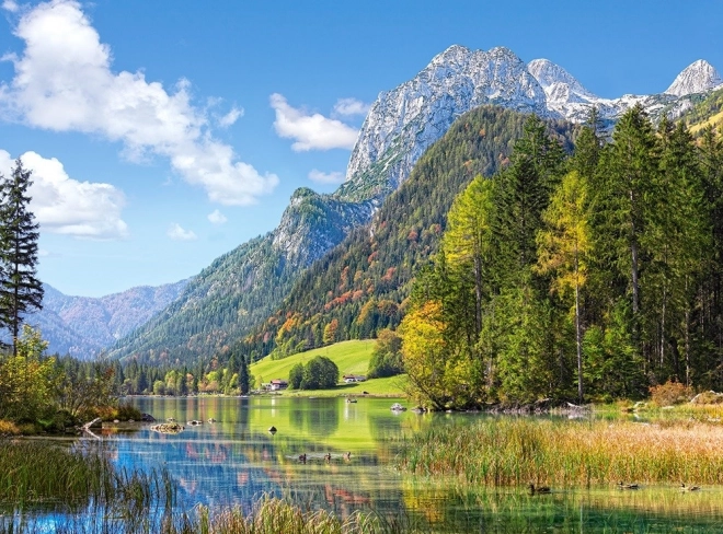 Puzzel 2000 stukjes toevluchtsoord in de Alpen