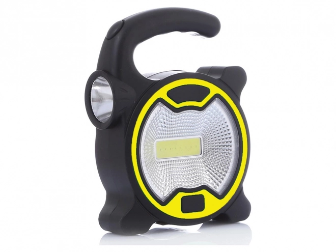 Sterke werkplaats LED-lamp COB met houder en batterijen