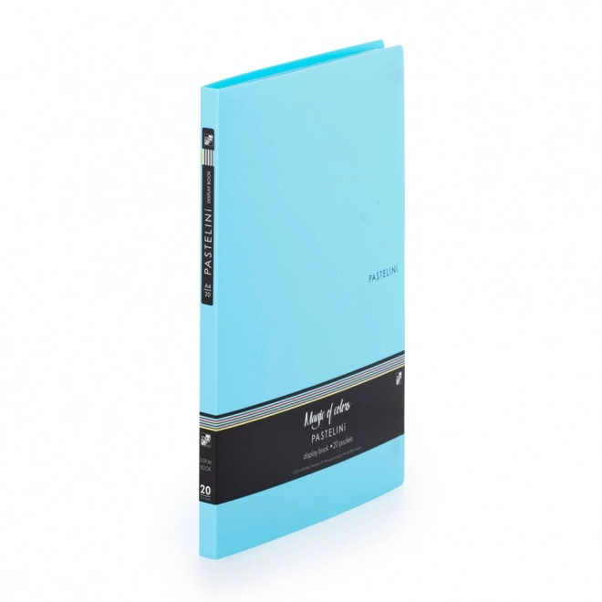 Catalogusboek A4 PP PASTELINI 20 bladen blauw