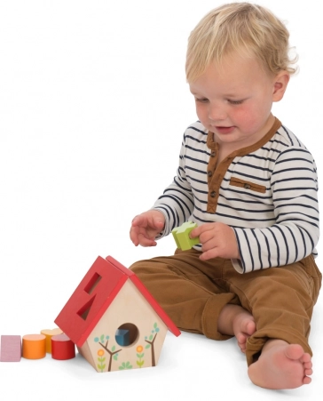 Houten Insteekvorm Vogelhuisje Le Toy Van