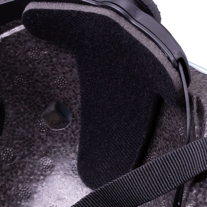 Helm + bescherming voor het rijden op rolschaatsen, skateboard, fiets - blauw en zwart, maat M