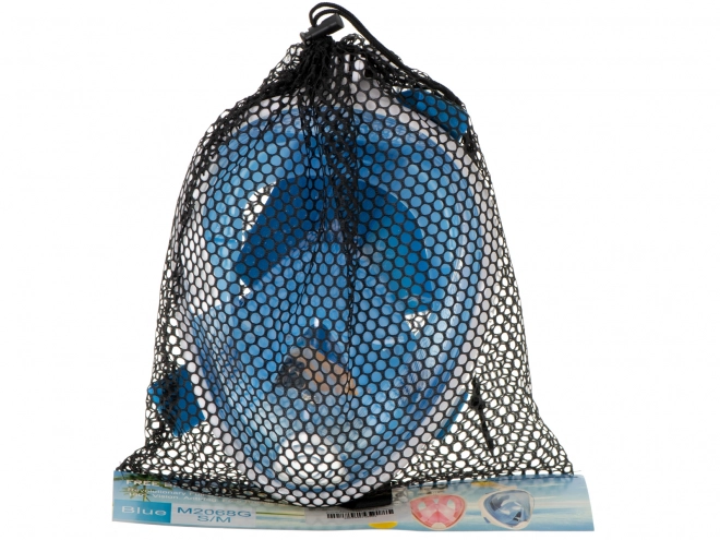 Volledig inklapbaar duikmasker, maat S/M, kleur blauw