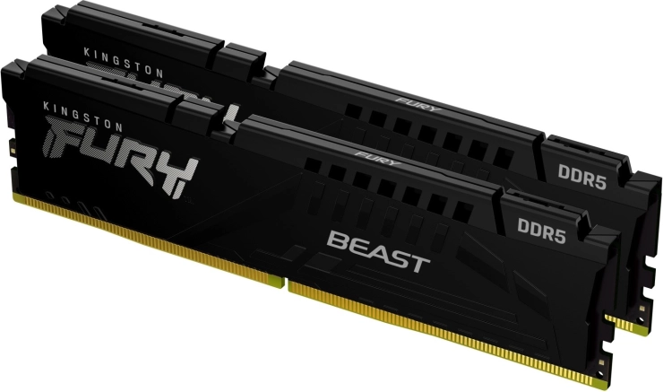Geheugen Kingston Fury Beast DDR5 64GB (2x32GB) 6000MHz CL30 EXPO zwart