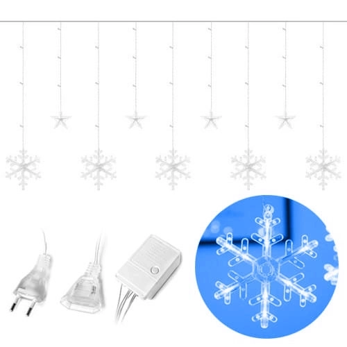 Decoratieve LED-verlichting - sneeuwvlokken en sterren