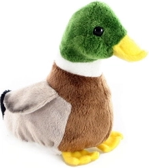Pluchen geluids-eend 16 cm