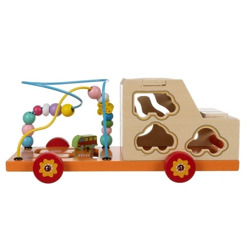 Houten educatieve auto-kast Kruzzel