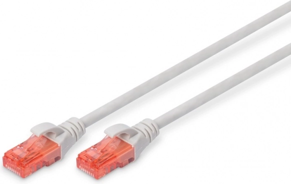 Patchkabel U/UTP categorie 6 PVC 0,5 m grijs