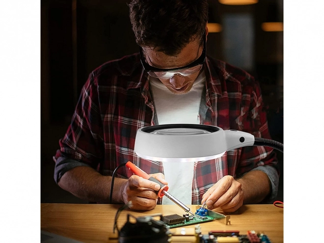Cosmetische loep met LED verlichting