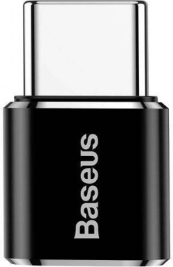 baseus adapter micro usb naar usb‑c otg, zwart