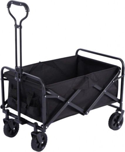 Telescoopduwbeugel en 4 stabiele wielen