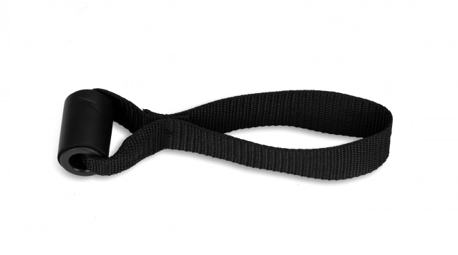 Set van 5 weerstandsbanden voor fitness met handgrepen