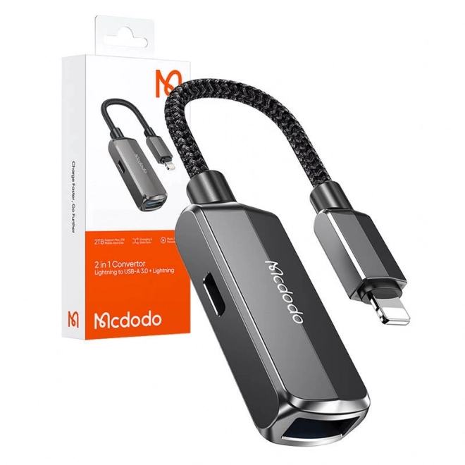 OTG-adapter 2-in-1 USB 3.0 voor Lightning Mcdodo