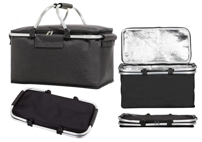 Thermo-isolerende opvouwbare picknickmand 30l