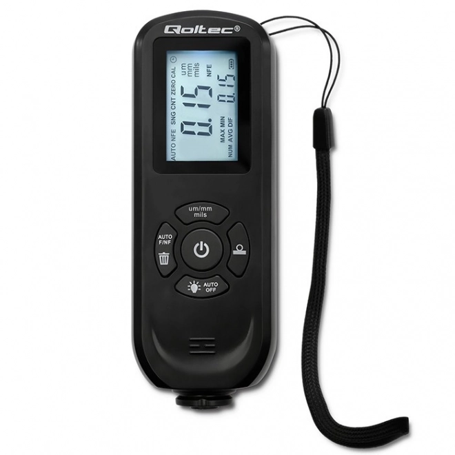 Digitale verflaagdiktemeter met zijverlichte LCD-display