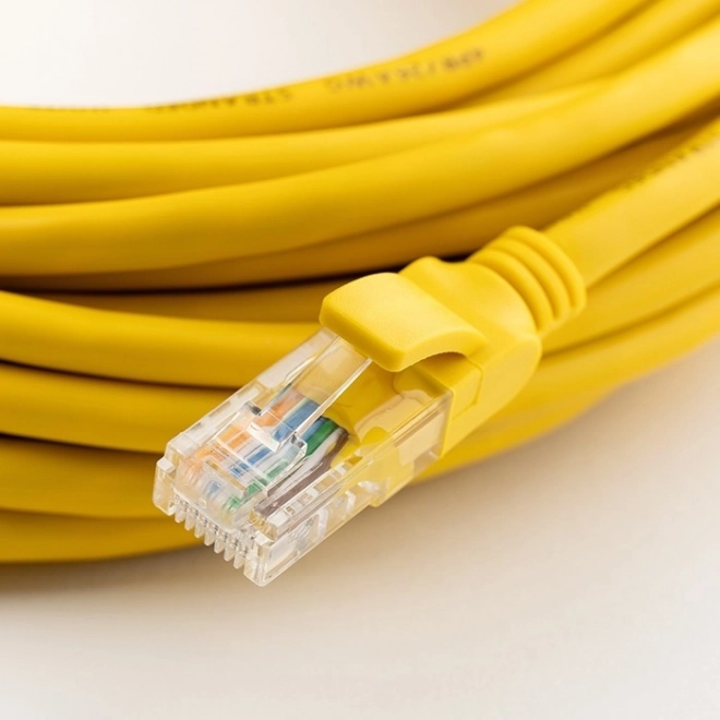 Stekker RJ45 CAT6 UTP Pass Through met vergulde contacten, 100 stuks