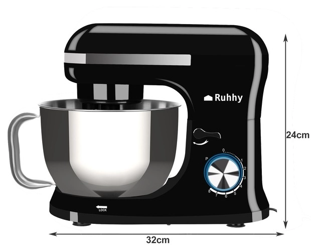 Ruhhy 16746 Keukenrobot 4,5L + 24 banketbakkerspuitstukken 1700W