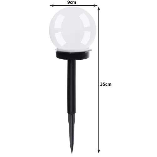 Set van 6 zonne-energie tuinlampen 23562