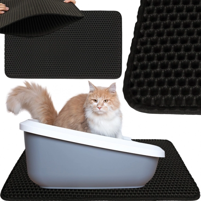Waterdichte tweelaagse mat voor kattenbak XXL