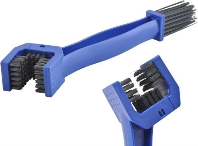 Borsteltje voor fiets- en motorfietsketting – Blauw